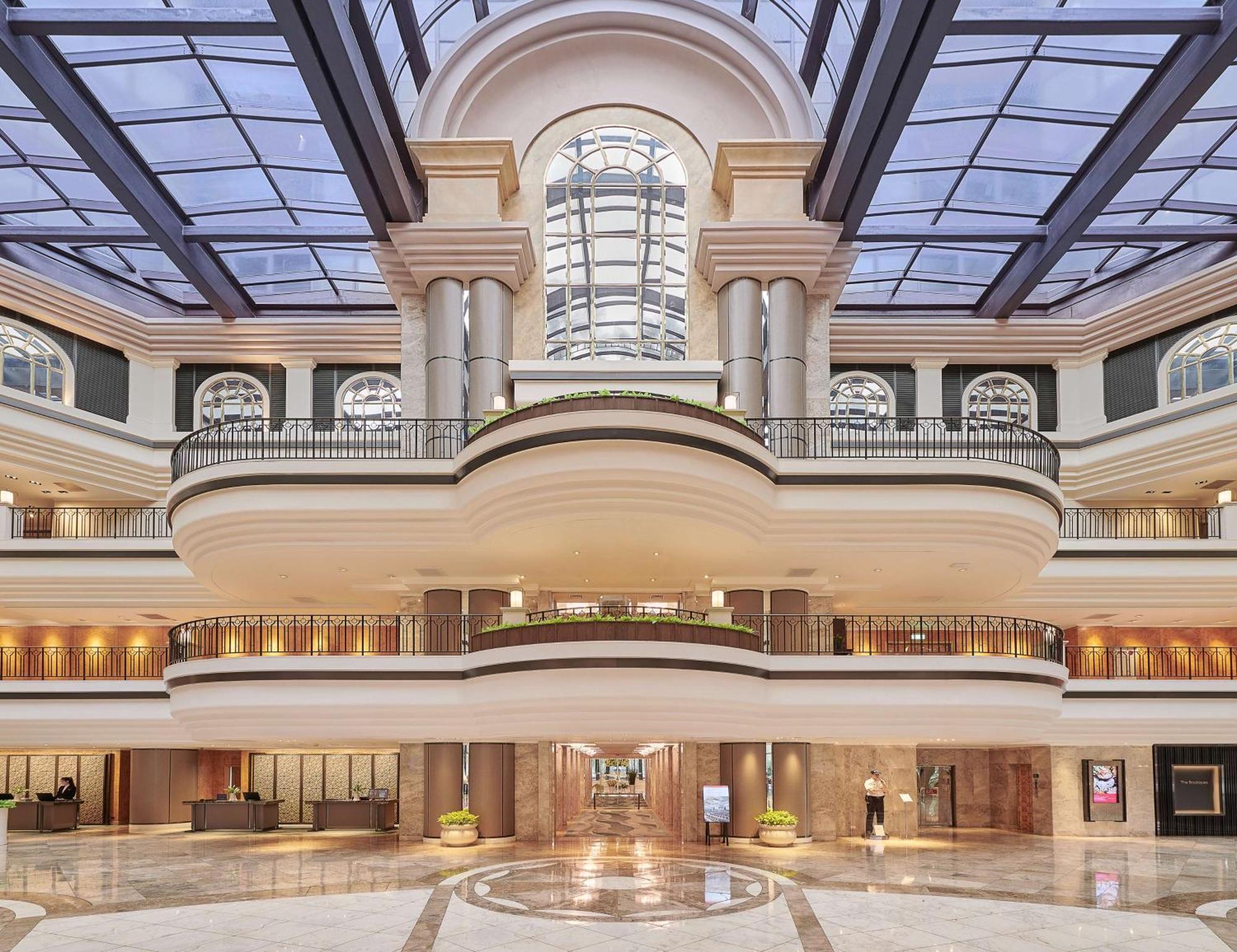 Grand Hyatt Taipei Otel Dış mekan fotoğraf The lobby of the hotel
