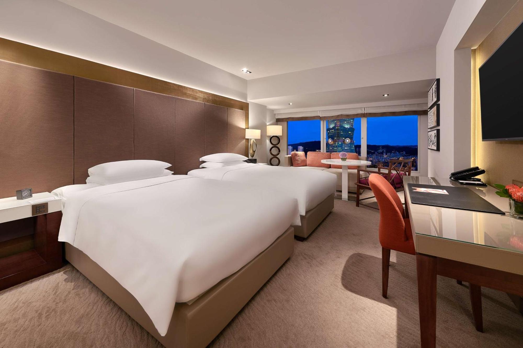 Grand Hyatt Taipei Otel Dış mekan fotoğraf Deluxe Room