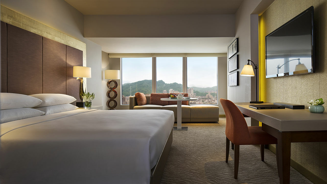 Grand Hyatt Taipei Otel Dış mekan fotoğraf Deluxe Room