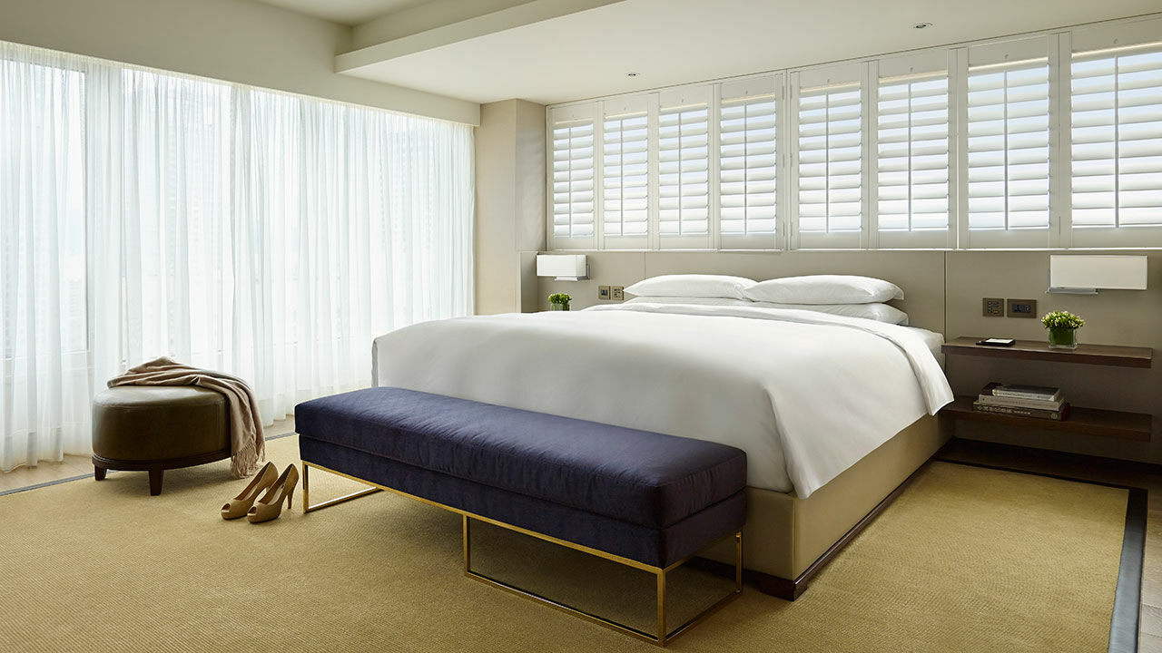 Grand Hyatt Taipei Otel Dış mekan fotoğraf A bedroom at The London West Hollywood